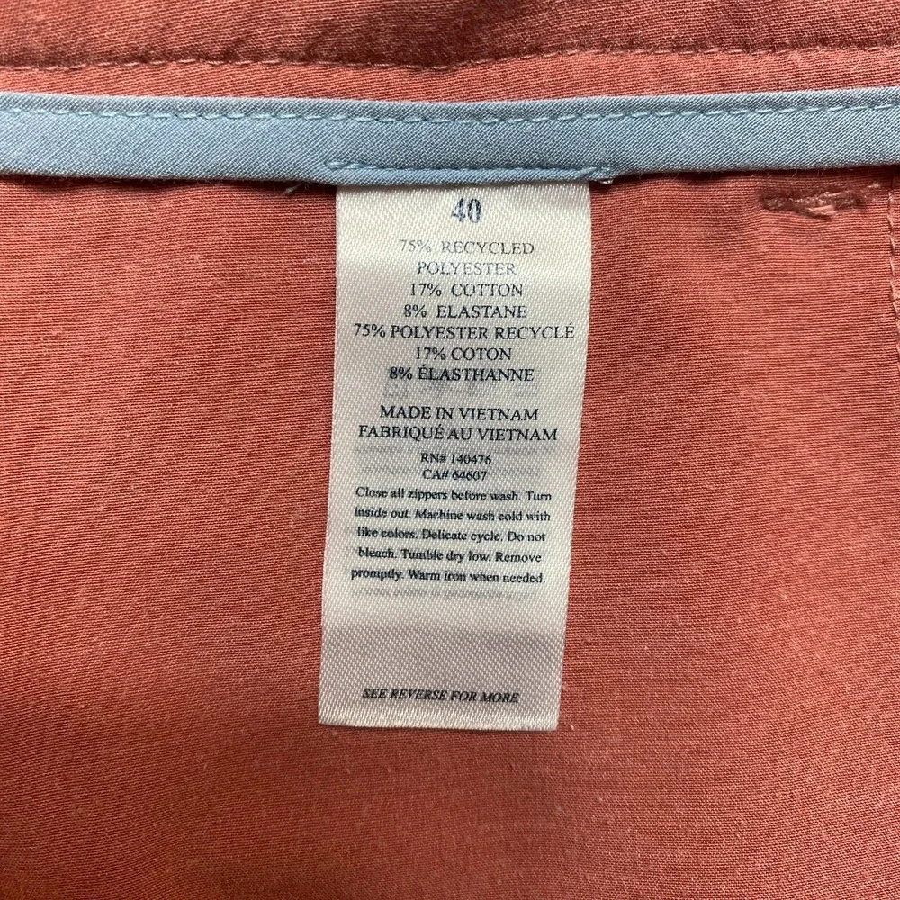 Faherty Mens 40 Drawstring Flat Front Boracay All Day Shorts